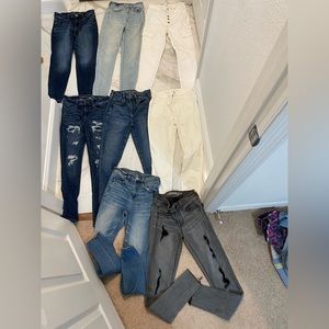 American eagle bundle jeans size 2